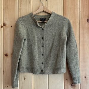 Abercrombie & Fitch Gray Cardigan Sweater